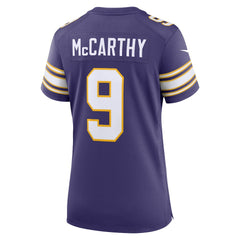 J.J. McCarthy Minnesota Vikings Women's 2nd Alternate Player Game Jersey - Purple cheap