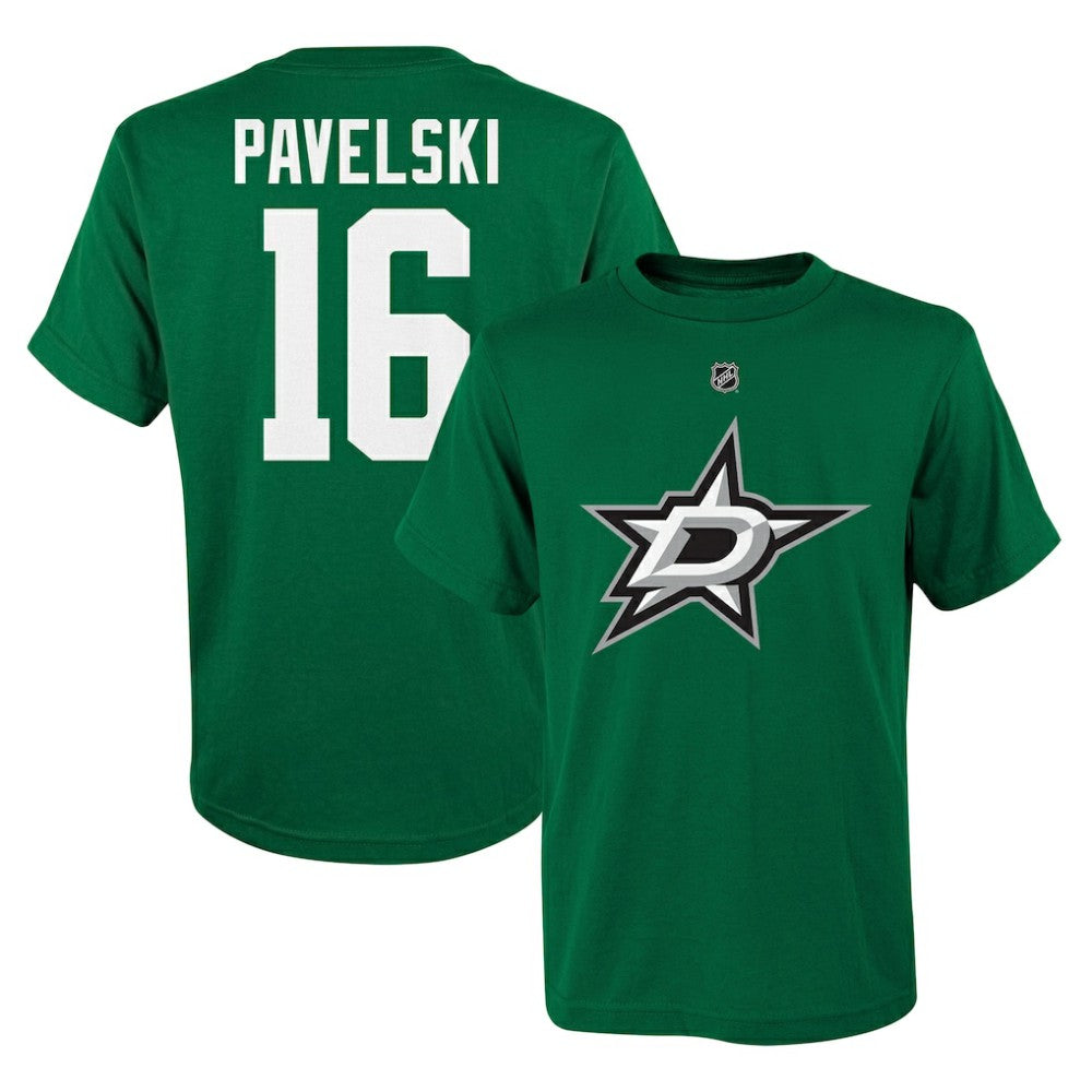 Joe Pavelski Dallas Stars Youth Player Name & Number T-Shirt - Kelly Green T-shirts