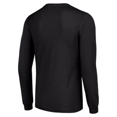 Anaheim Ducks Starter Four Team Name Logo Long Sleeve Graphic T-Shirt - Black T-shirts