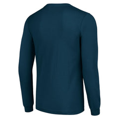 Washington Capitals Starter Four Team Name Logo Long Sleeve Graphic T-Shirt - Navy T-shirts