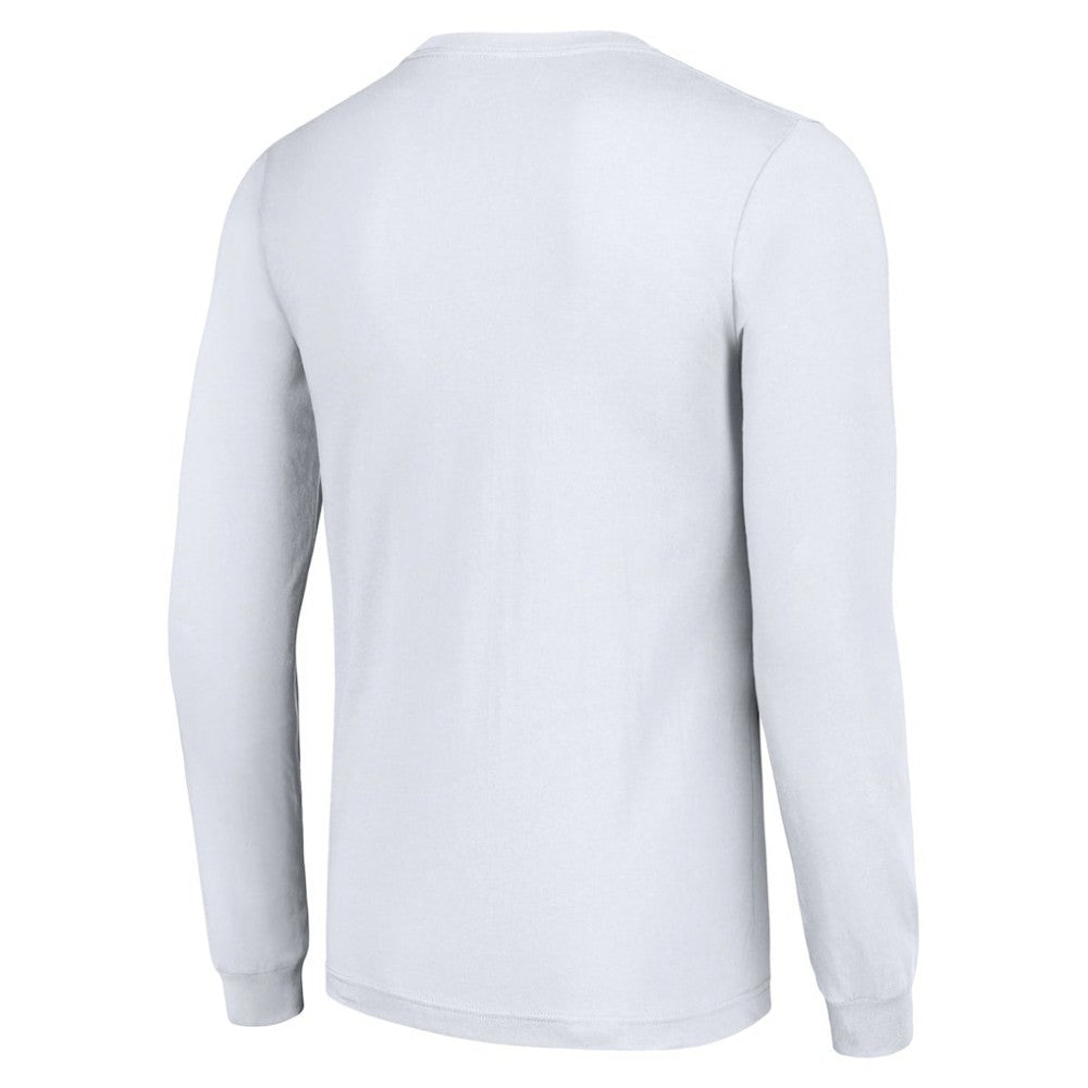 Buffalo Sabres Starter Four Team Name Logo Long Sleeve Graphic T-Shirt - White T-shirts