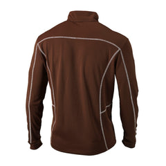 San Diego Padres Cooperstown Collection Omni-Wick Shotgun Quarter-Zip Top Brown