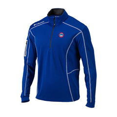 Chicago Cubs Cooperstown Collection Omni-Wick Shotgun Quarter-Zip Top Royal