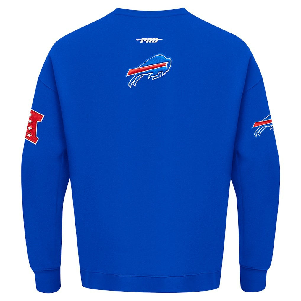 Buffalo Bills Pro Standard Turn It Up Drop Shoulder Pullover Sweatshirt - Royal for sale