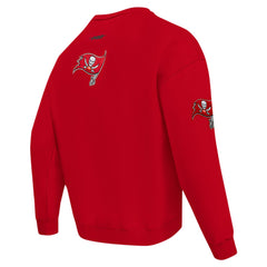 Tampa Bay Buccaneers Pro Standard Turn It Up Drop Shoulder Pullover Sweatshirt - Red on sale
