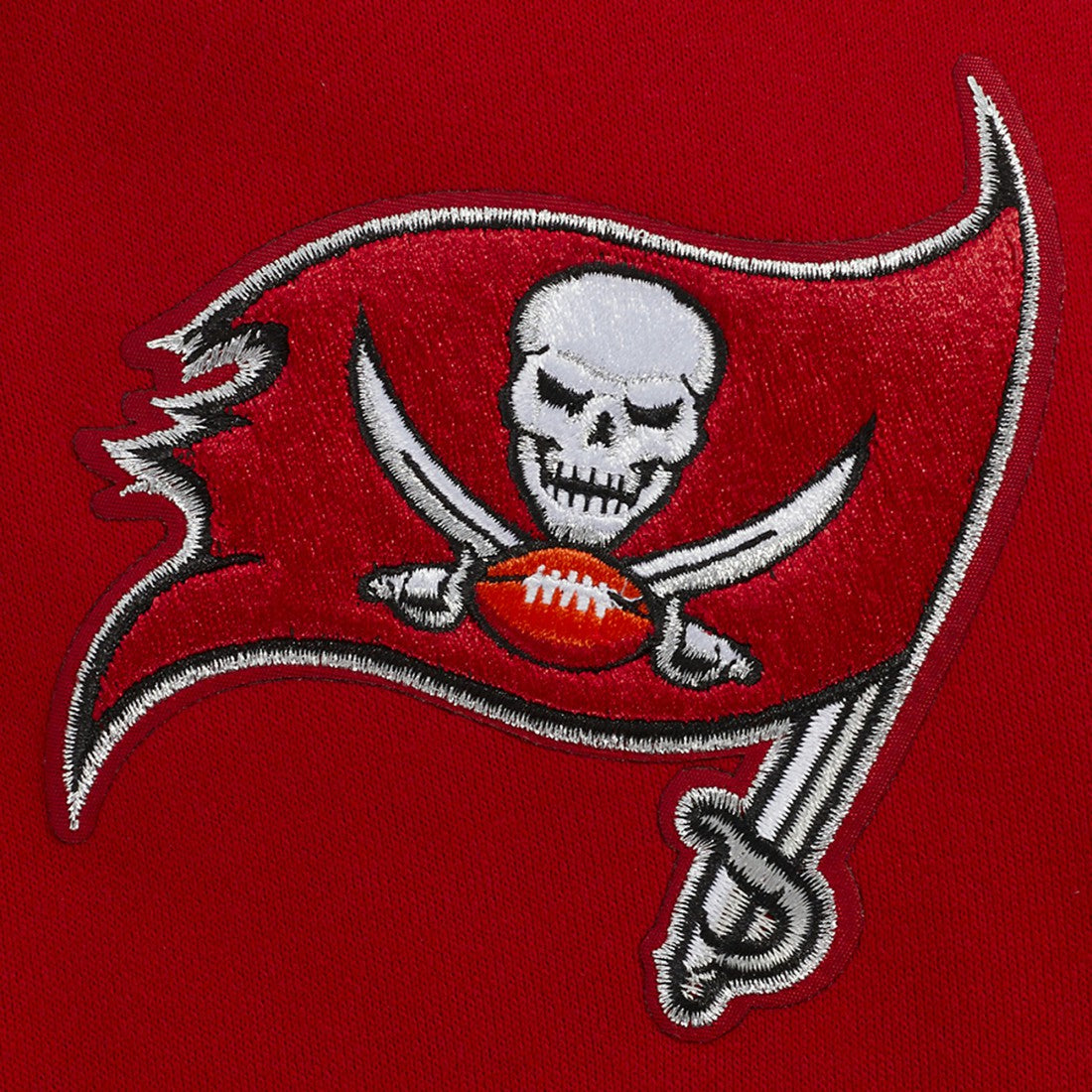 Tampa Bay Buccaneers Pro Standard Turn It Up Drop Shoulder Pullover Sweatshirt - Red on sale