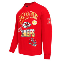 Kansas City Chiefs Pro Standard Turn It Up Drop Shoulder Pullover Sweatshirt - Red online