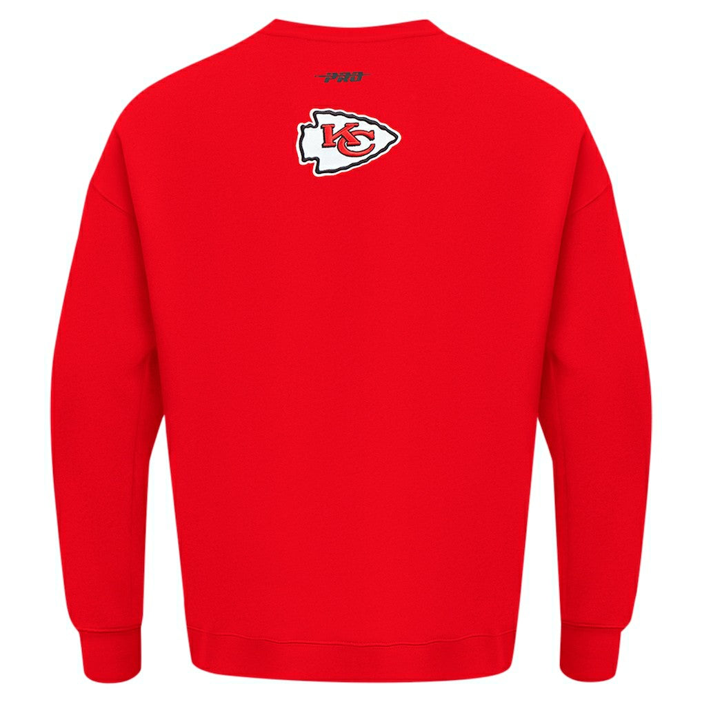 Kansas City Chiefs Pro Standard Turn It Up Drop Shoulder Pullover Sweatshirt - Red online