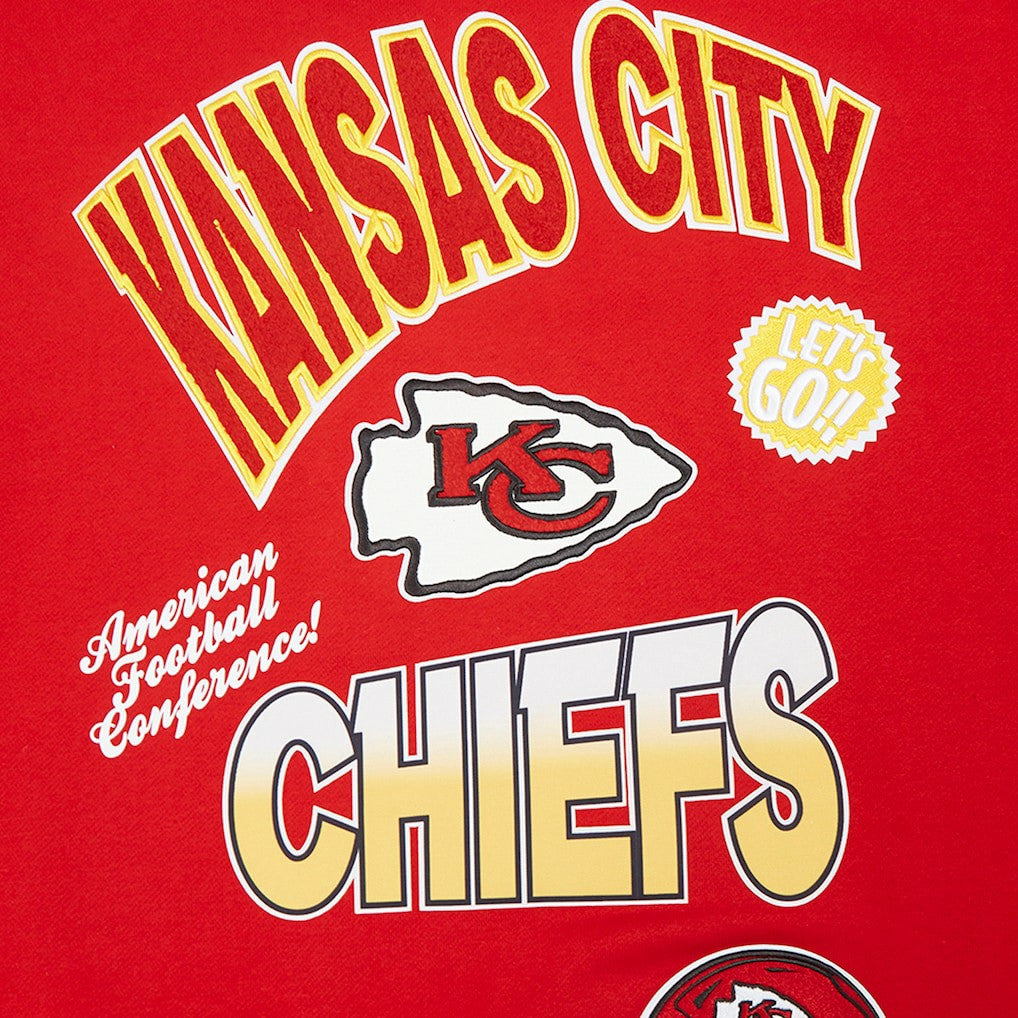 Kansas City Chiefs Pro Standard Turn It Up Drop Shoulder Pullover Sweatshirt - Red online