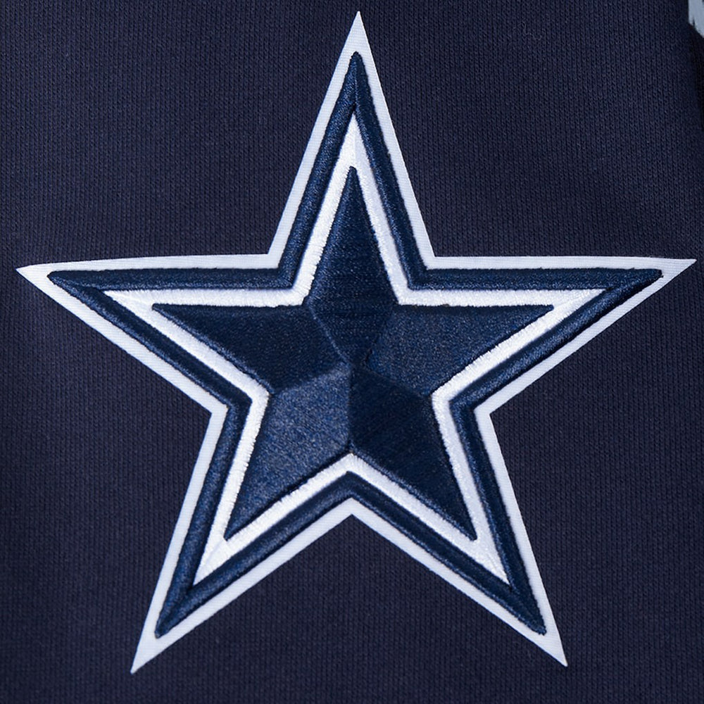 Dallas Cowboys Pro Standard Turn It Up Drop Shoulder Pullover Sweatshirt - Navy discount