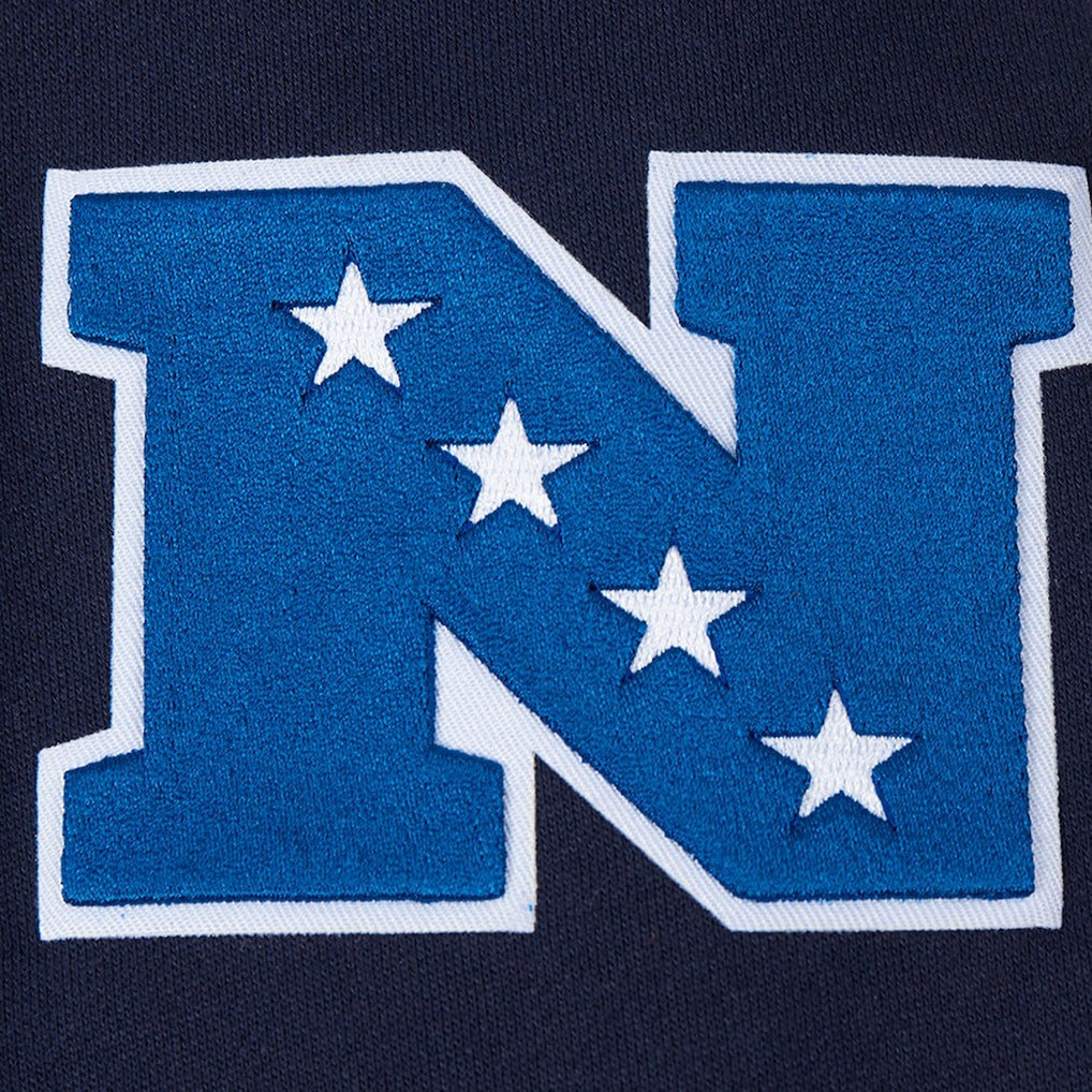 Dallas Cowboys Pro Standard Turn It Up Drop Shoulder Pullover Sweatshirt - Navy discount