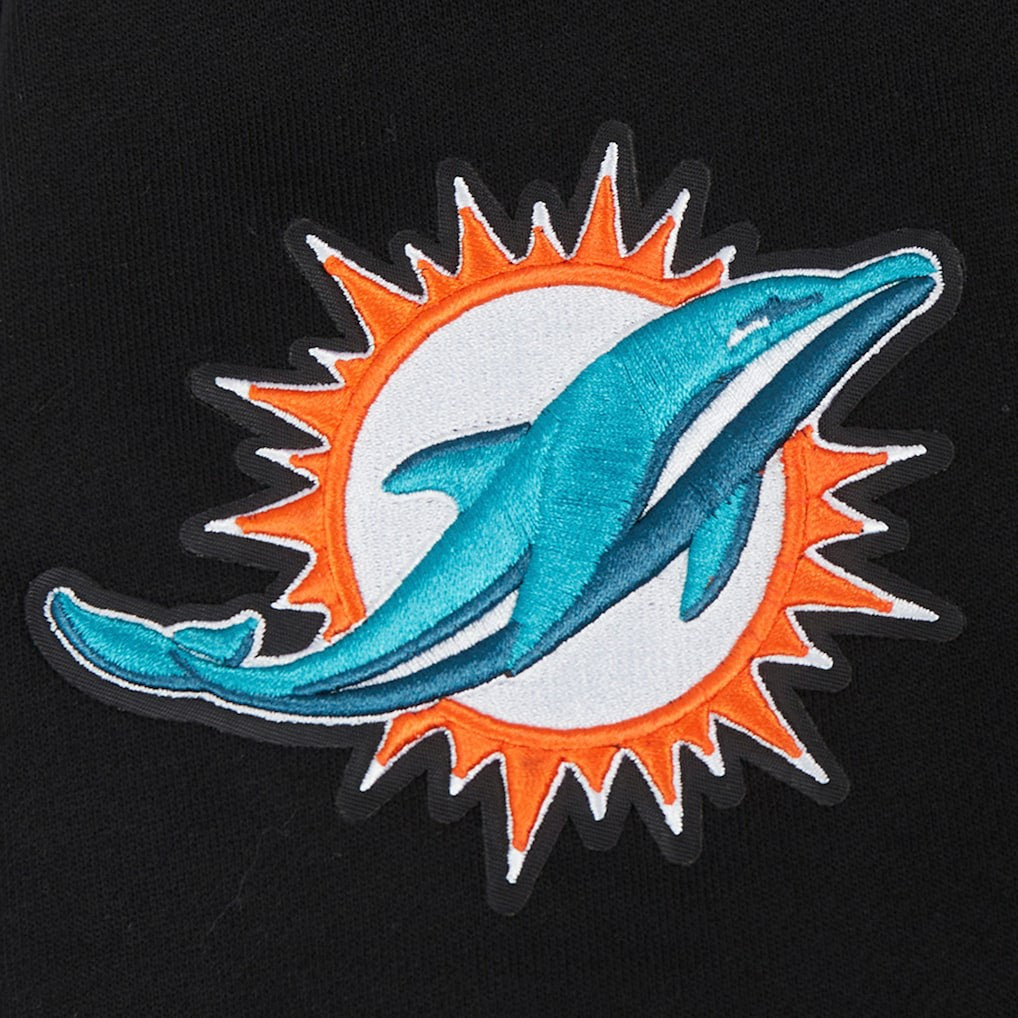 Miami Dolphins Pro Standard Turn It Up Drop Shoulder Pullover Sweatshirt - Black cheap