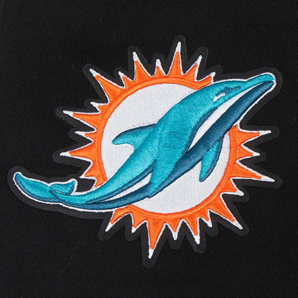 Miami Dolphins Pro Standard Turn It Up Drop Shoulder Pullover Sweatshirt - Black cheap