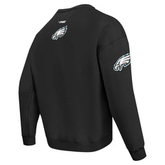 Philadelphia Eagles Pro Standard Turn It Up Drop Shoulder Pullover Sweatshirt - Black cheap