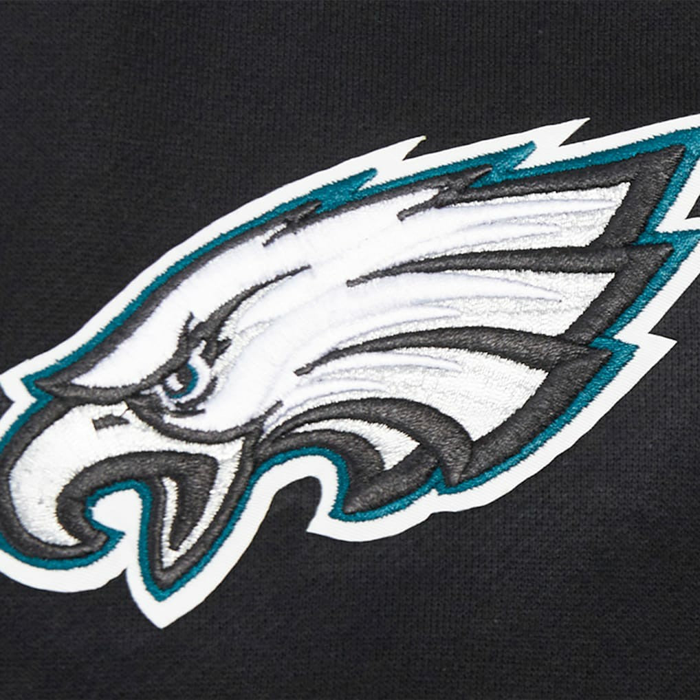 Philadelphia Eagles Pro Standard Turn It Up Drop Shoulder Pullover Sweatshirt - Black cheap