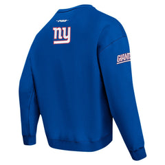 New York Giants Pro Standard Turn It Up Drop Shoulder Pullover Sweatshirt - Royal on sale