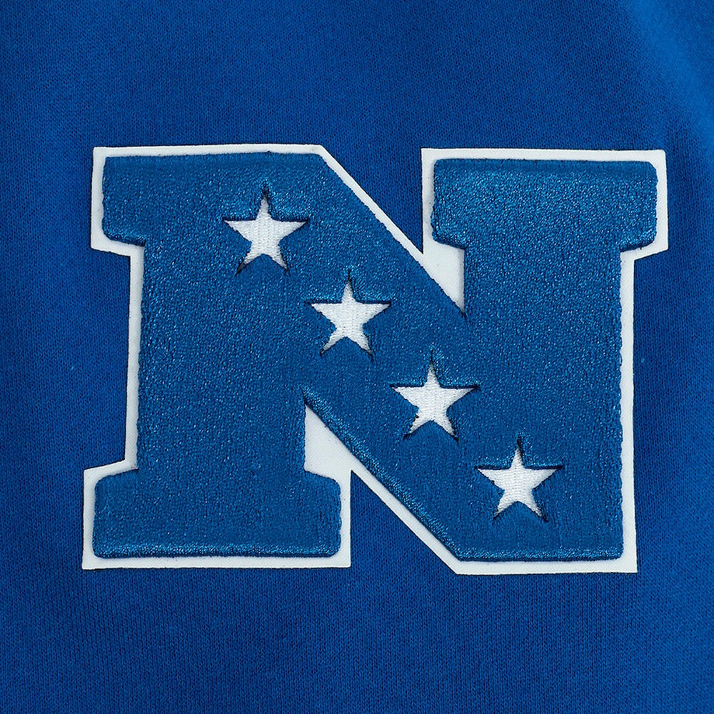 New York Giants Pro Standard Turn It Up Drop Shoulder Pullover Sweatshirt - Royal on sale