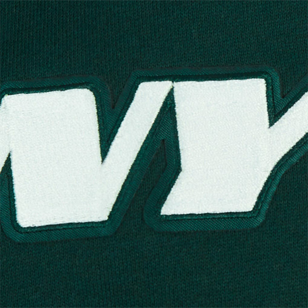 New York Jets Pro Standard Turn It Up Drop Shoulder Pullover Sweatshirt - Green discount
