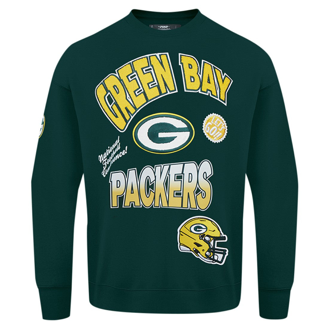Green Bay Packers Pro Standard Turn It Up Drop Shoulder Pullover Sweatshirt - Green online
