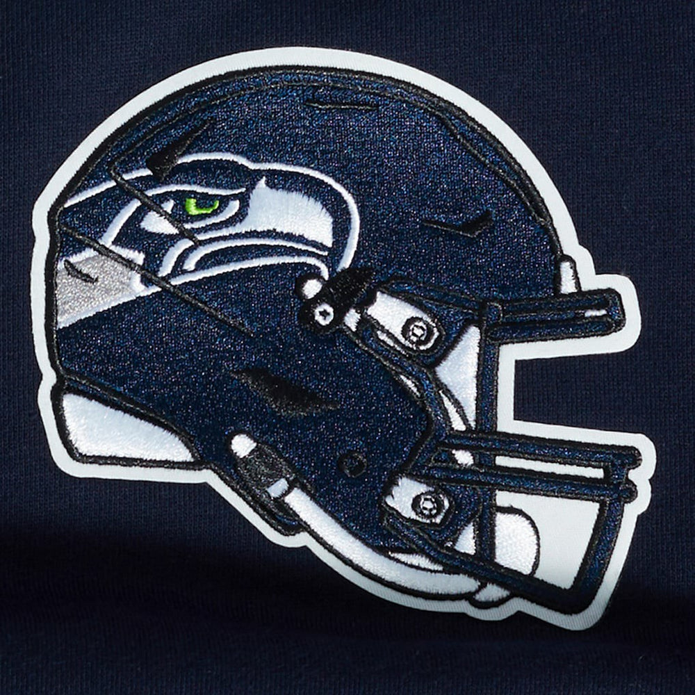 Seattle Seahawks Pro Standard Turn It Up Drop Shoulder Pullover Sweatshirt - College Navy outlet