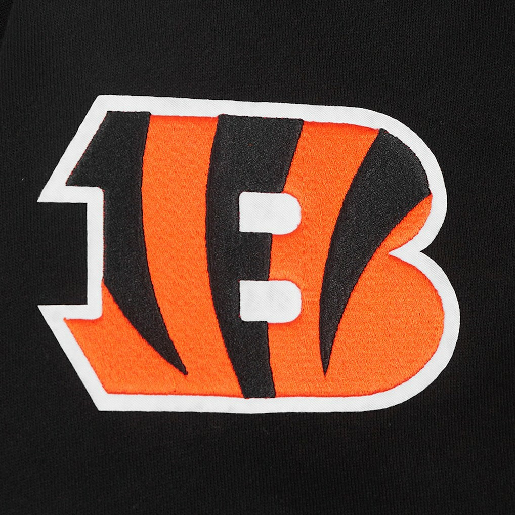 Cincinnati Bengals Pro Standard Turn It Up Drop Shoulder Pullover Sweatshirt - Black cheap