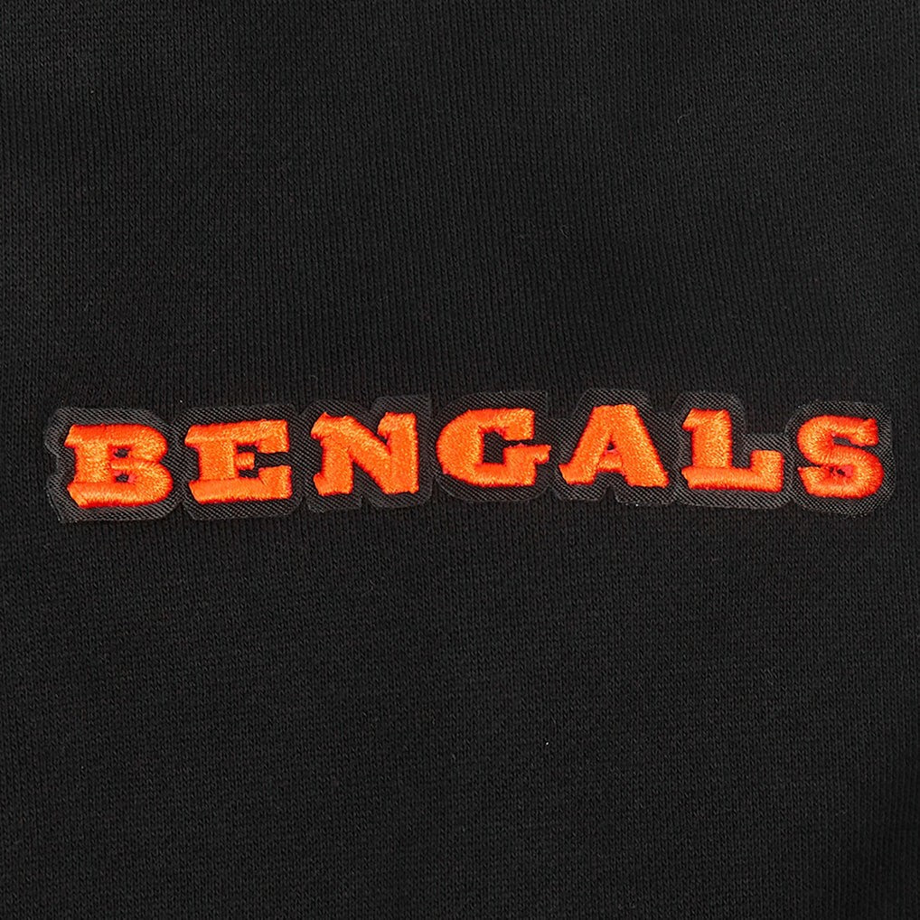 Cincinnati Bengals Pro Standard Turn It Up Drop Shoulder Pullover Sweatshirt - Black cheap