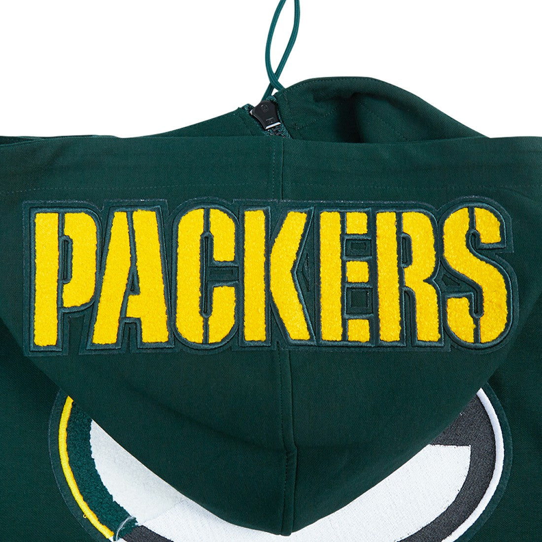 Green Bay Packers Pro Standard Split Logo Double Knit Full-Zip Hoodie - Green cheap