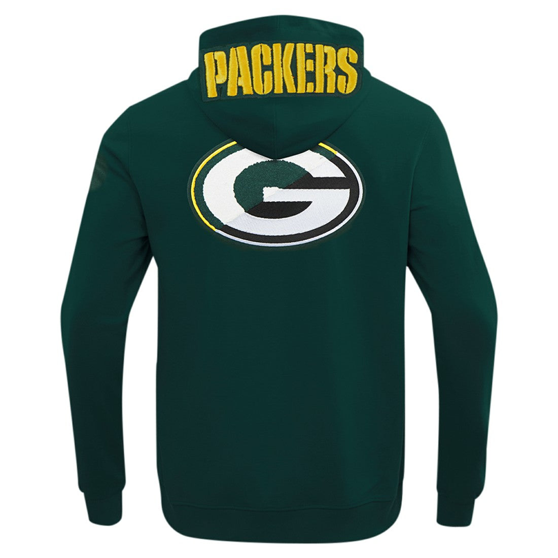 Green Bay Packers Pro Standard Split Logo Double Knit Full-Zip Hoodie - Green cheap