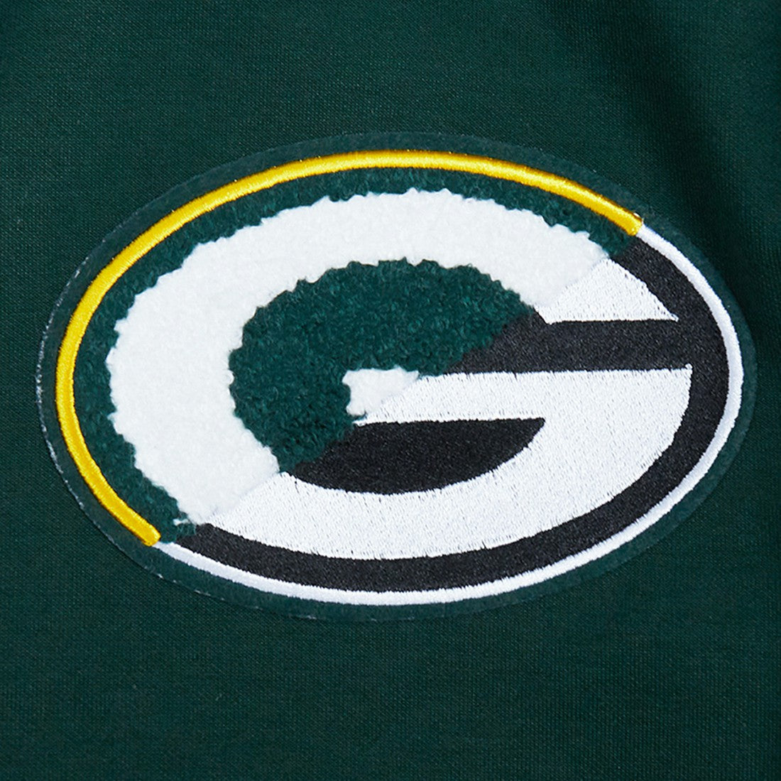 Green Bay Packers Pro Standard Split Logo Double Knit Full-Zip Hoodie - Green cheap