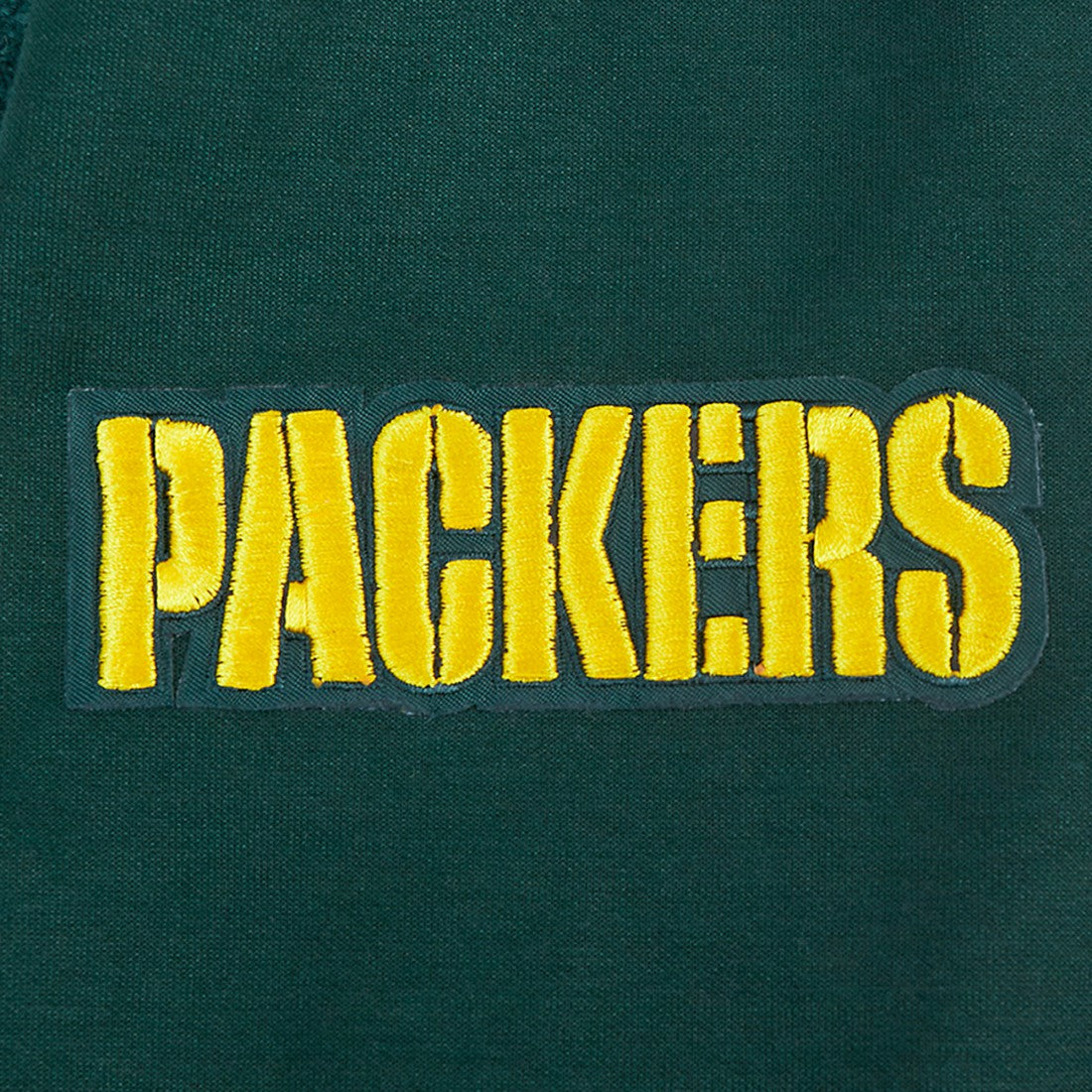 Green Bay Packers Pro Standard Split Logo Double Knit Full-Zip Hoodie - Green cheap