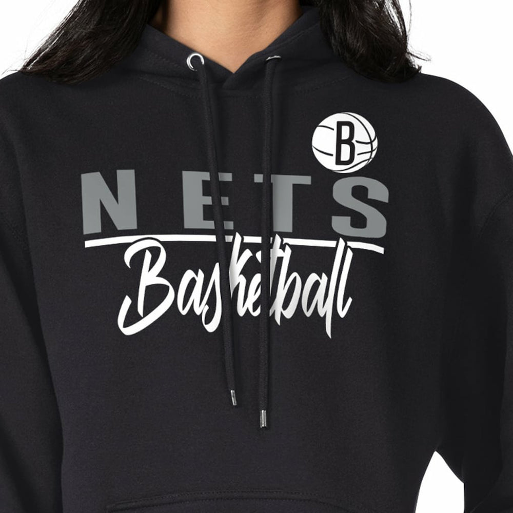 Brooklyn Nets G-III 4Her by Carl Banks Women's Graphics Fleece Pullover Hoodie - Black sale