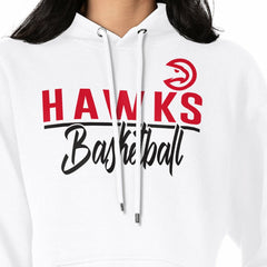 Atlanta Hawks G-III 4Her by Carl Banks Women's Graphics Fleece Pullover Hoodie - White for sale