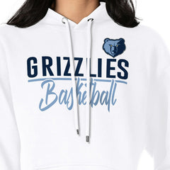 Memphis Grizzlies G-III 4Her by Carl Banks Women's Graphics Fleece Pullover Hoodie - White sale
