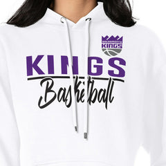 Sacramento Kings G-III 4Her by Carl Banks Women's Graphics Fleece Pullover Hoodie - White on sale