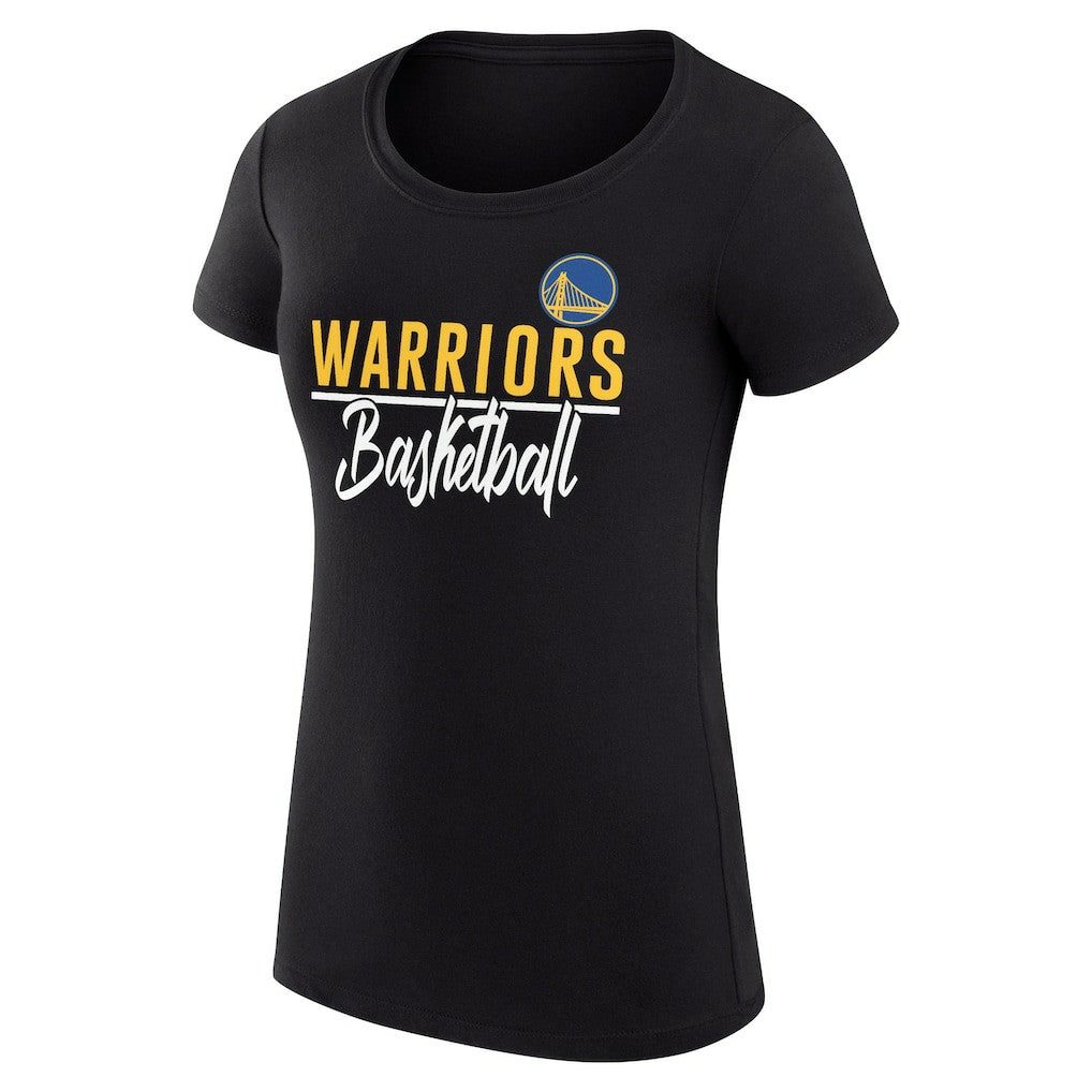 Golden State Warriors G-III 4Her by Carl Banks Women's Super-Slim Fit Lightweight Team Sport V-Neck T-Shirt sale - Black for sale