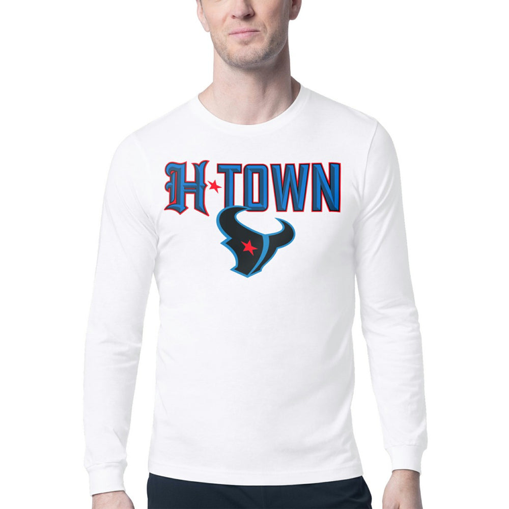 Houston Texans Starter H-Town Graphic Long Sleeve T-Shirt - White cheap