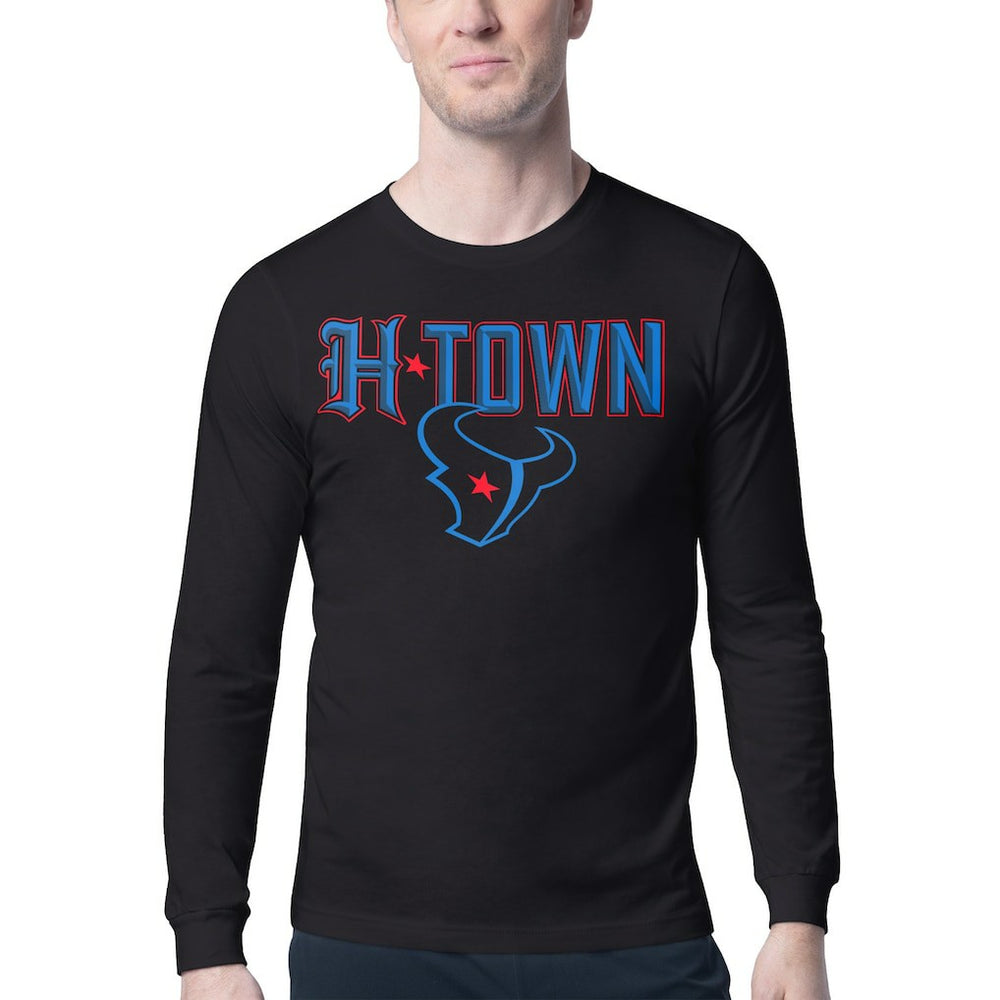Houston Texans Starter H-Town Graphic Long Sleeve T-Shirt - Black for sale
