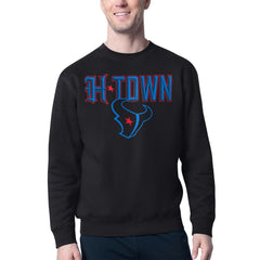 Houston Texans Starter H-Town Graphic Fleece Pullover Sweatshirt - Black sale