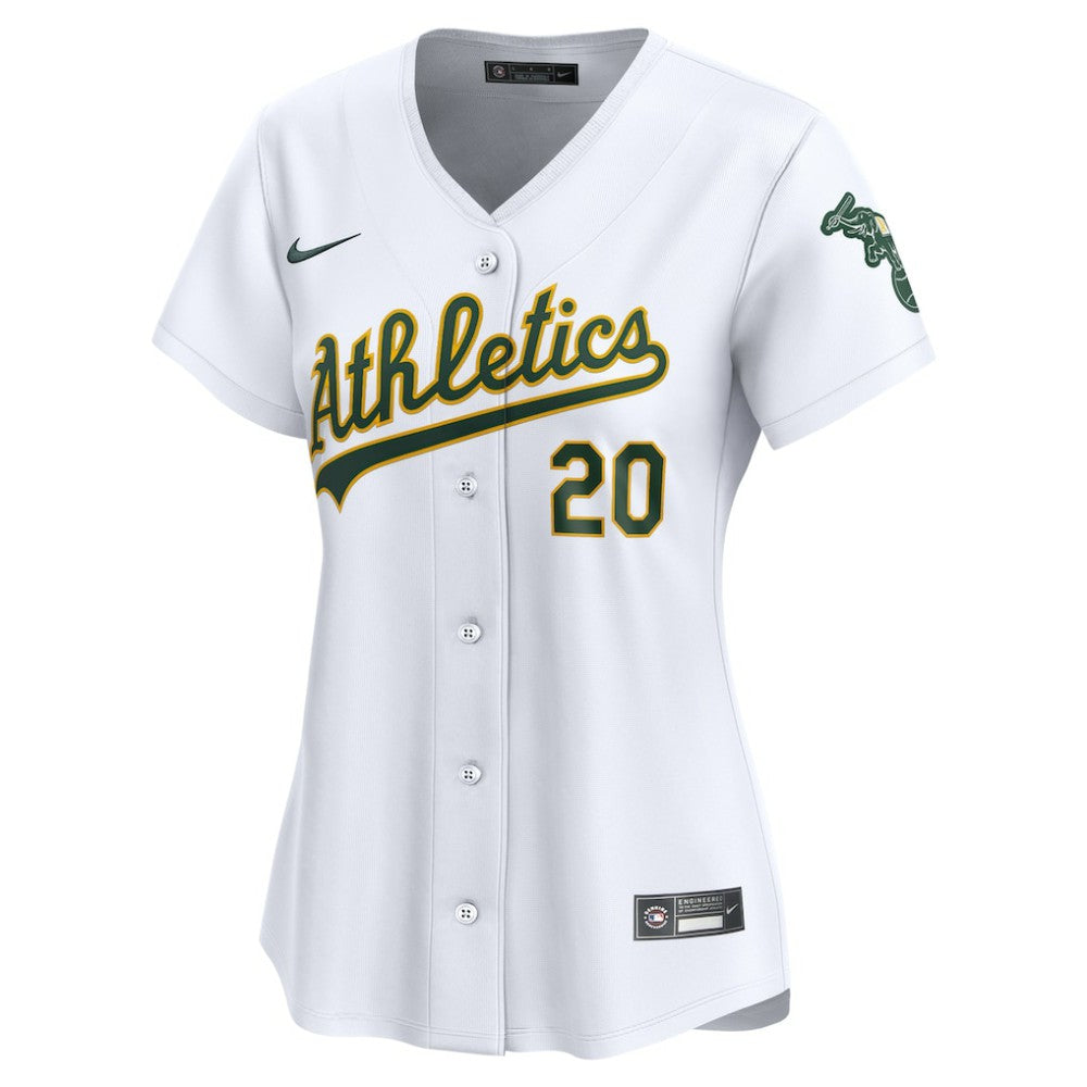 Zack Gelof Athletics Women's Home Limited Player Jersey - White