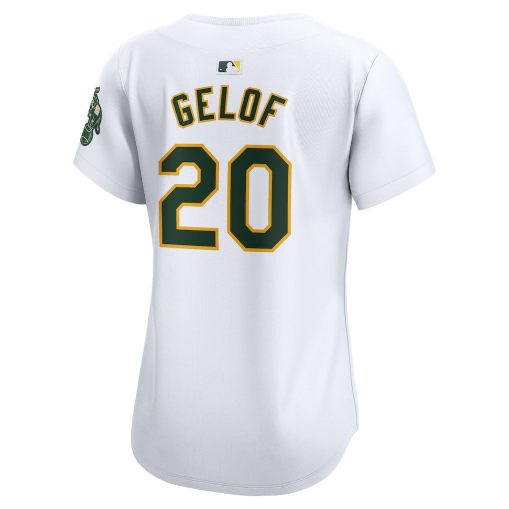 Zack Gelof Athletics Women's Home Limited Player Jersey - White