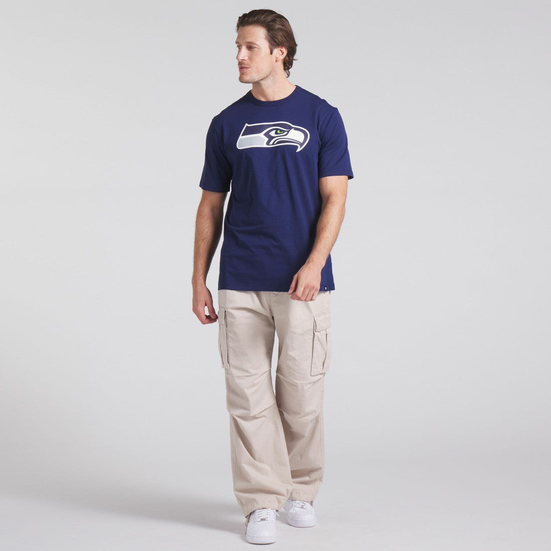 Seattle Seahawks Field Goal Legacy T-Shirt - College Navy sale