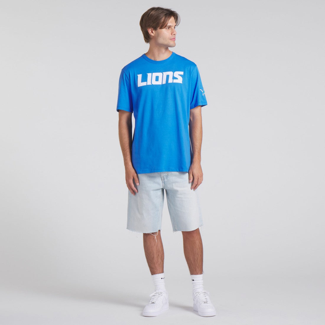 Detroit Lions Option Route Legacy T-Shirt - Blue discount