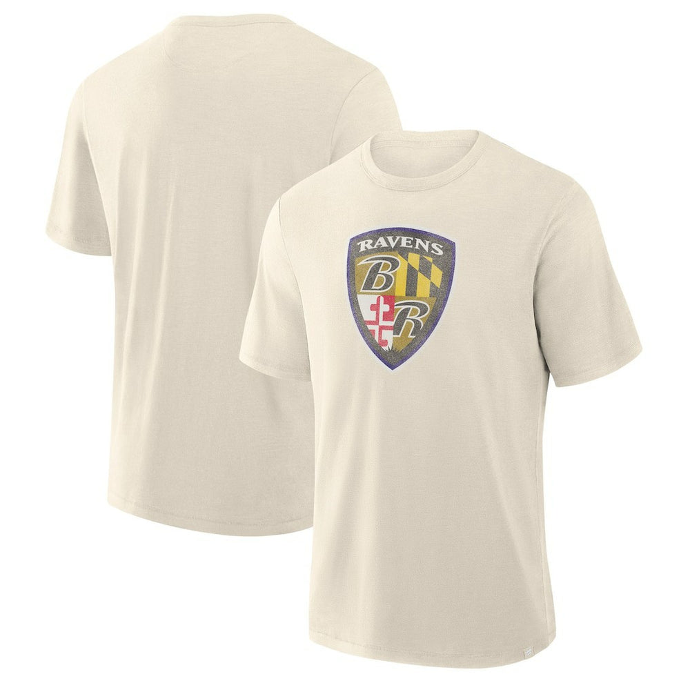 Baltimore Ravens Slub T-Shirt - Cream outlet