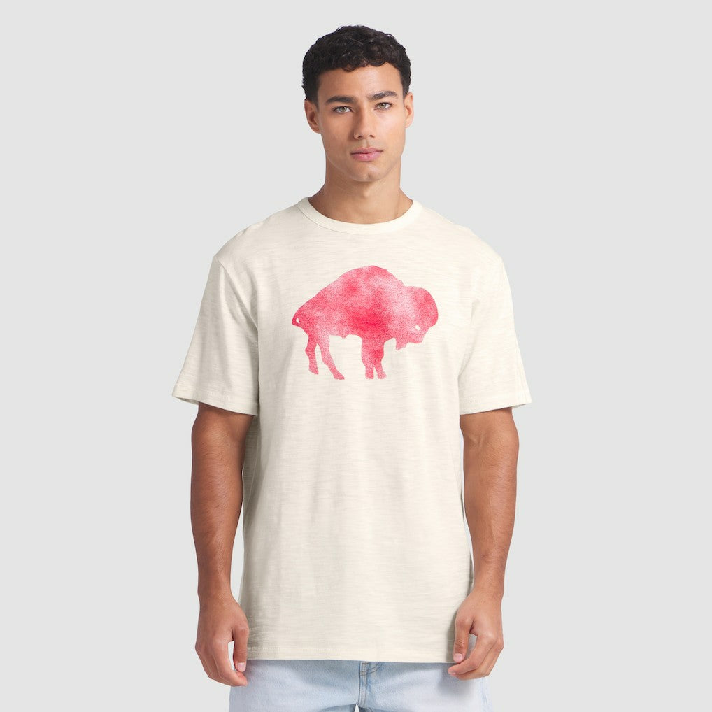 Buffalo Bills Slub T-Shirt - Cream for sale