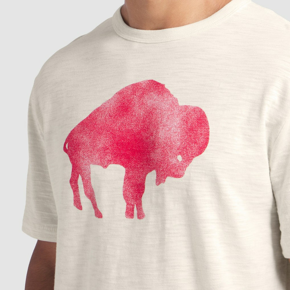 Buffalo Bills Slub T-Shirt - Cream for sale