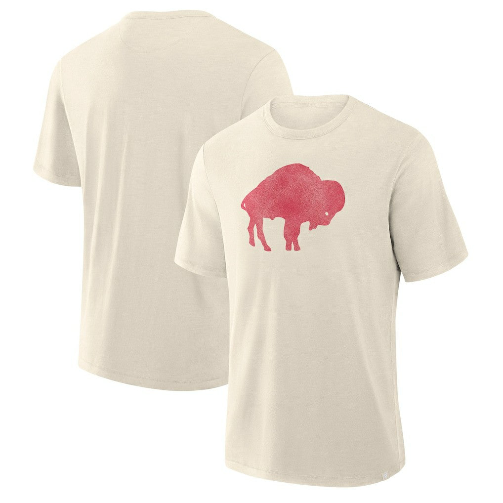Buffalo Bills Slub T-Shirt - Cream for sale
