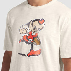 Cleveland Browns Slub T-Shirt - Cream on sale