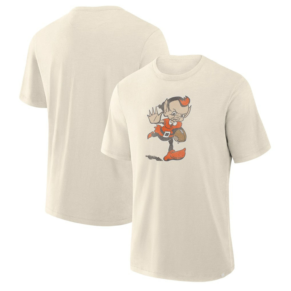Cleveland Browns Slub T-Shirt - Cream on sale