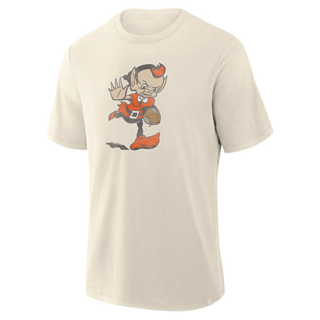 Cleveland Browns Slub T-Shirt - Cream on sale