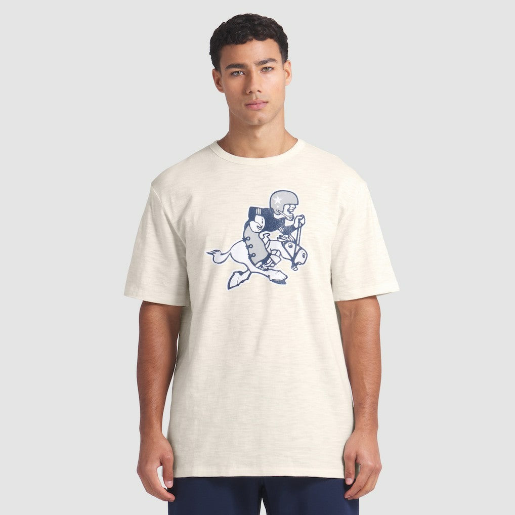 Dallas Cowboys Slub T-Shirt - Cream outlet
